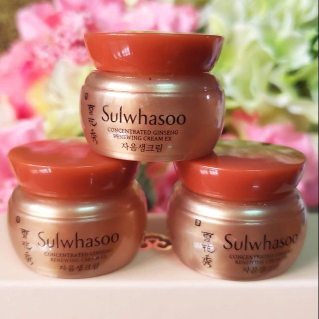 [Hàng Chính Hãng] Kem Sâm SULWHASOO CONCENTRATED GINSENG RENEWING CREA Mini 5ml