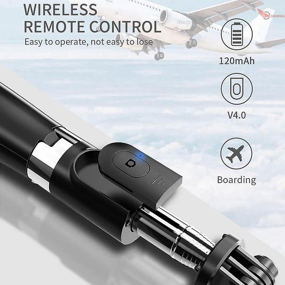 ▽♨Gậy chụp ảnh 3 chân, gậy tự sướng, tripod đa năng Selfiecom L02 chụp hình bằng remote Bluetoot | BigBuy360 - bigbuy360.vn