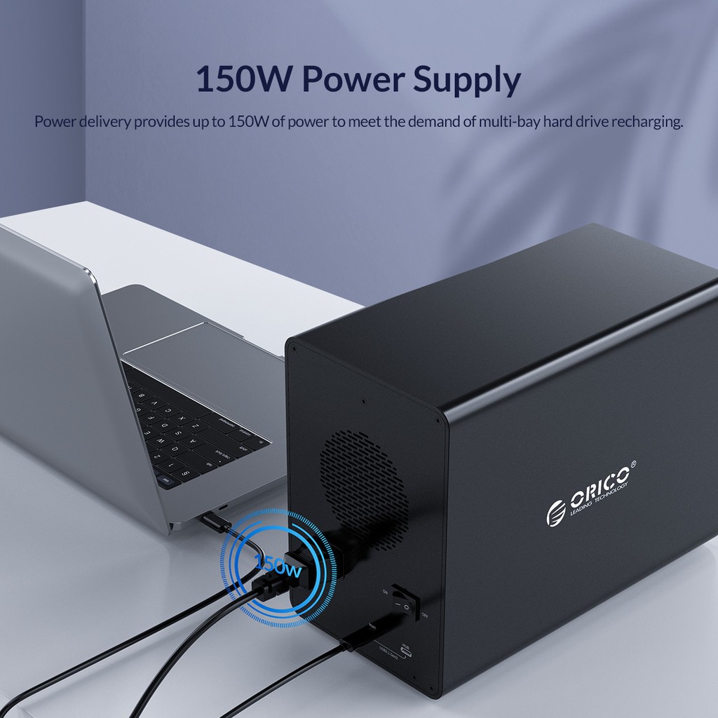 Thiết Bị Chuyển Đổi Ổ Cứng Ngoài ORICO 35 Series Enterprise 5 bay 3.5 '' HDD USB3.0 Sang SATA 150W Ốp（3559）