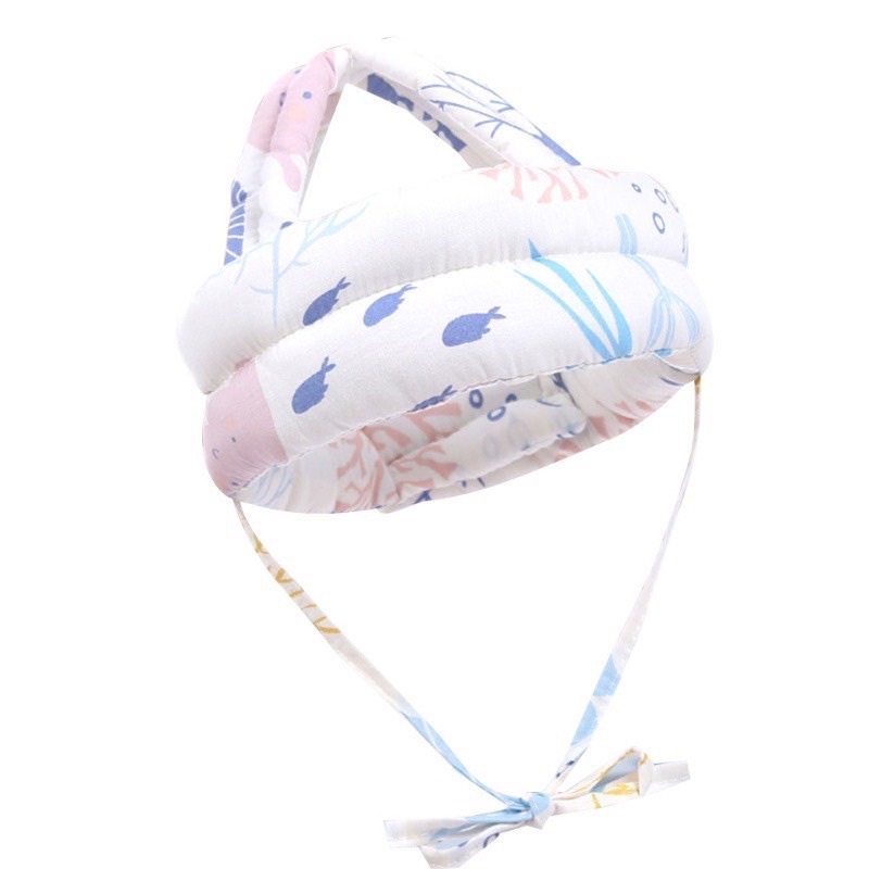 Mũ bảo hiểm vải cotton bảo vệ đầu chống va đập an toàn cho trẻ em