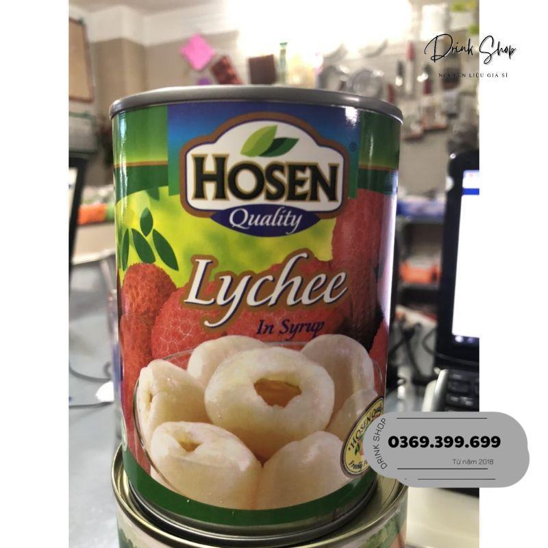 Vải ngâm Hosen - Hộp 565g