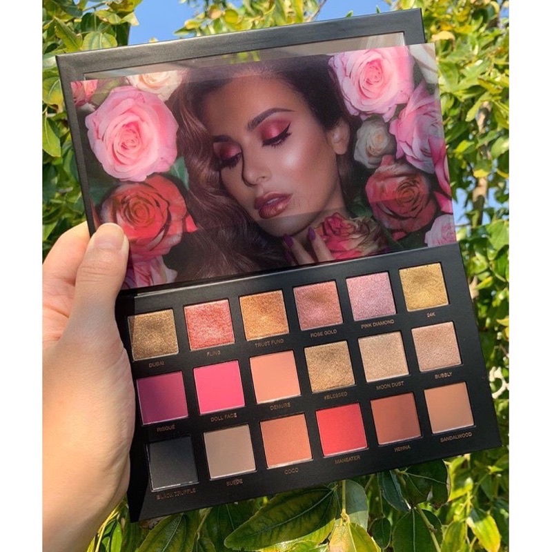 Bảng Phấn Mắt Huda Rose Gold Remastered phiên bản mới 😍