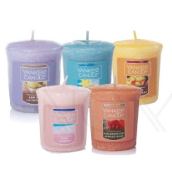 YANKEE CANDLE Set 5 Nến Mini 49g + 1holder Cao Cấp