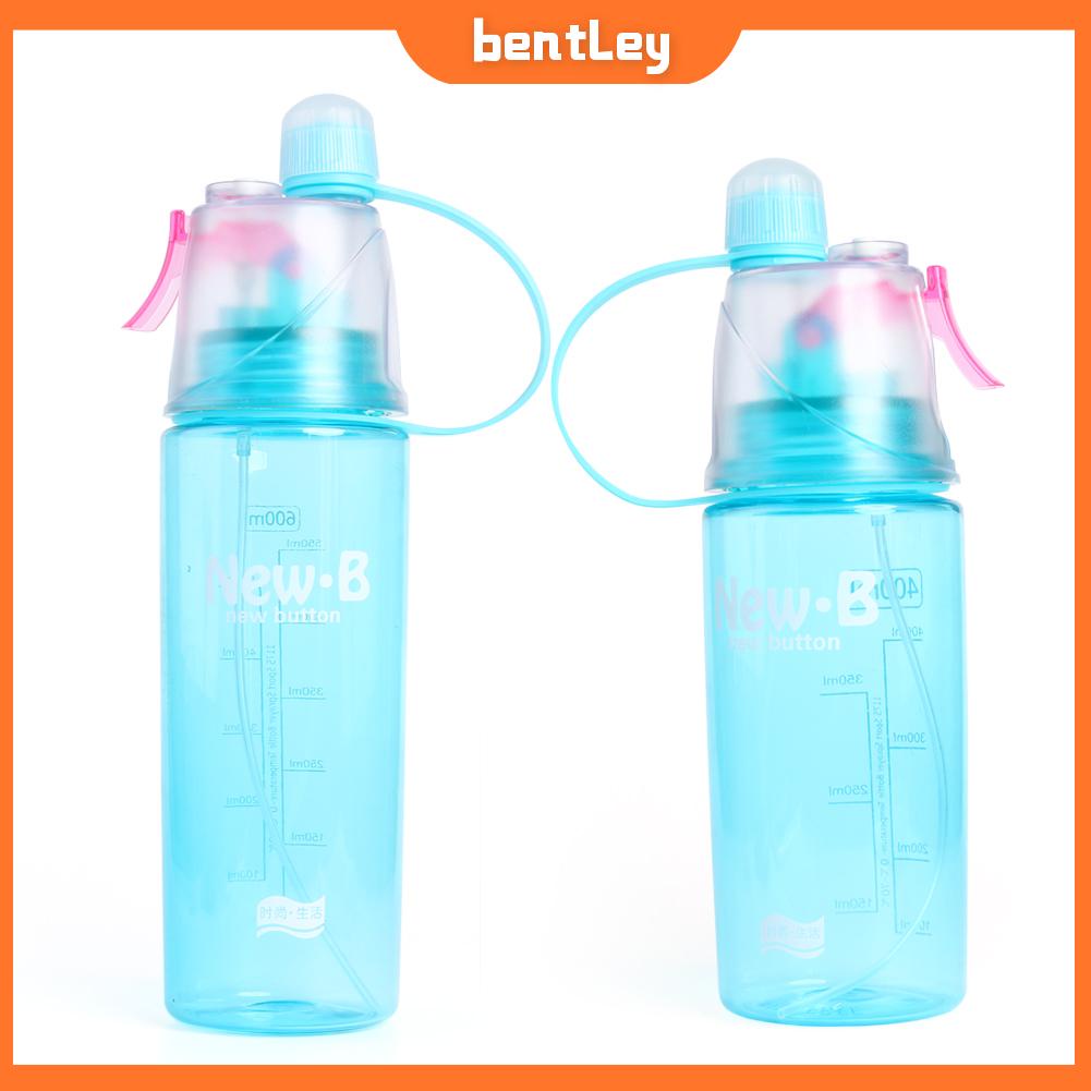 Bình Nước Thể Thao Bằng Nhựa 400Ml 600ml Có Vòi Xịt Chống Tràn Tiện Lợi