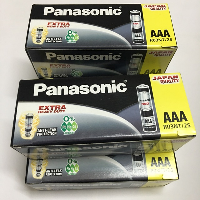 Combo 5 hộp pin AAA Panasonic neo R03NT/2S