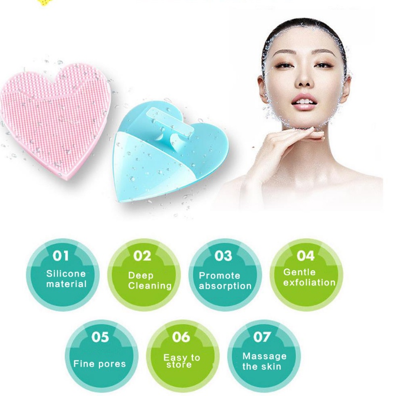 Bàn Chải Silicone Rửa Mặt Tẩy Tế Bào Chết Chống Lão Hóa Massage Cầm Tay YOUYO