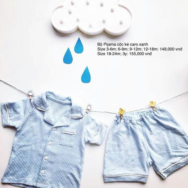Bộ pijama bé trai