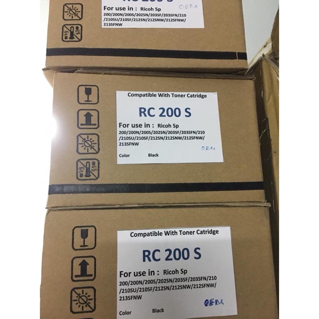 Hộp mực Ricoh Sp 200/202/203/210/212  HÀNG NHẬP KHẨU  FULL BOX  SP200S/200SF/201SF/202SN/203f/203SF/203SFN/SP210