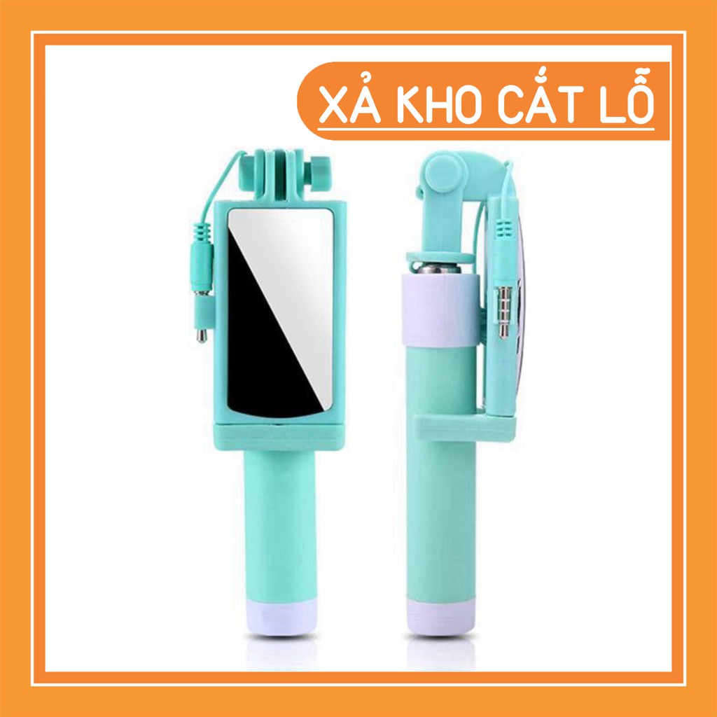 (xả kho) Gậy tự sướng Selfie Stick CL08 có gương chất lượng tốt,giá rẻ,tương thích tốt nhiều loại điện thoại 