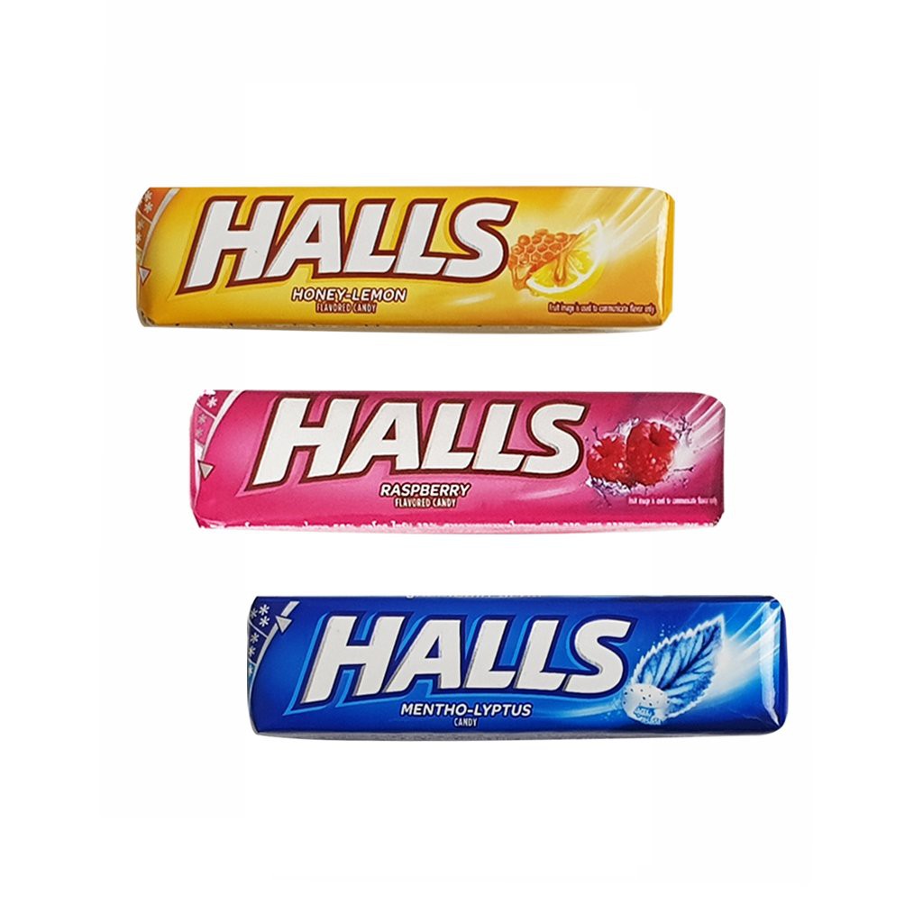 Kẹo ngậm thơm mát HALLS Thái Lan 27.9gr - kẹo thông họng - Halls flavoured candy