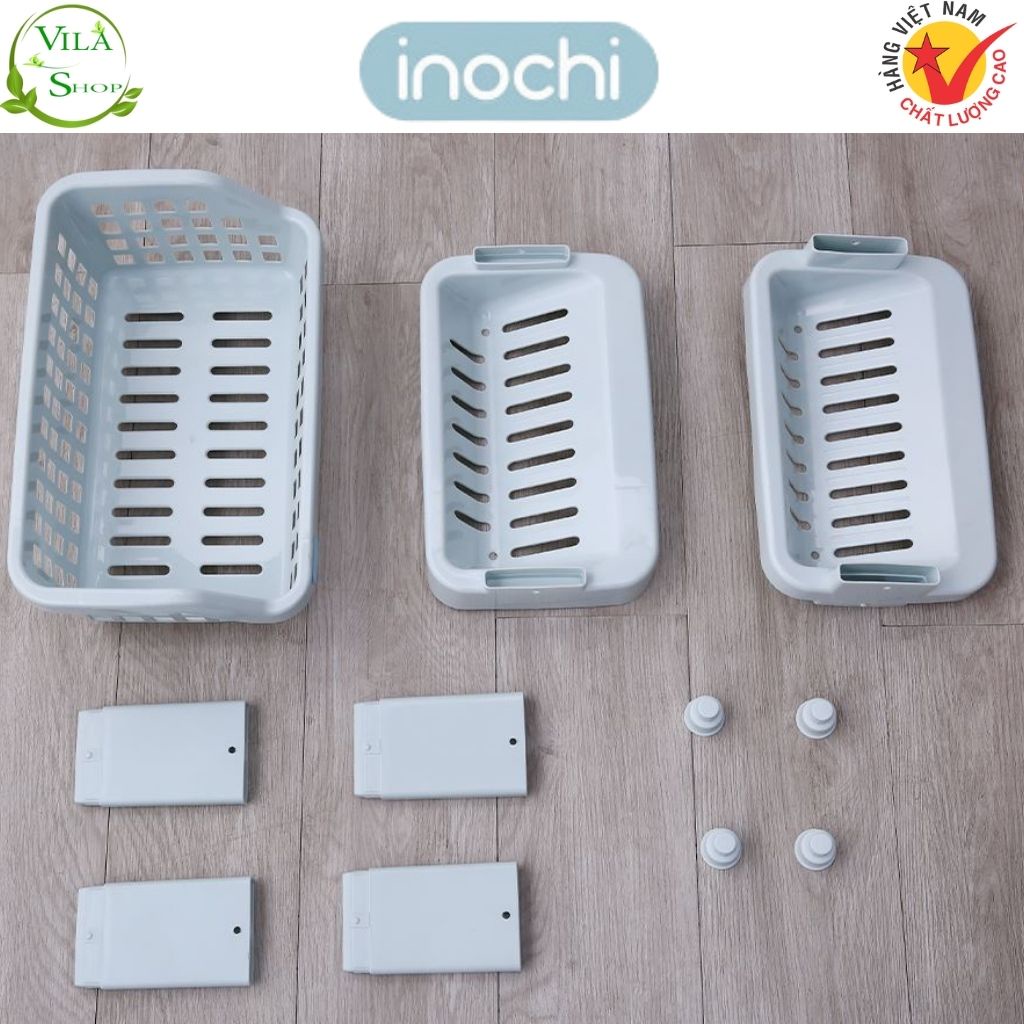 Kệ Nhựa Đa Năng, Kệ Để Đồ NACHI PLUS Inochi Đựng Gia Vị Nhà Bếp, Đồ Dùng Phòng Tắm Chắc Chắn - Tiện Lợi