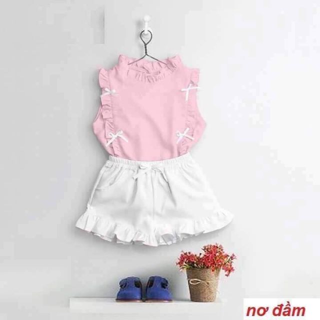 Bộ nơ hồng cho bé gái
