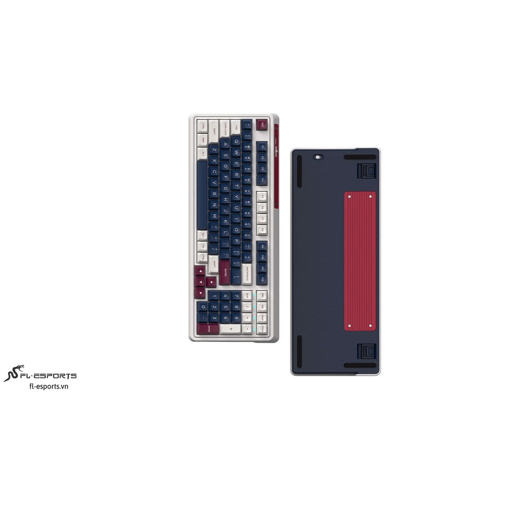 Bàn phím cơ không dây FL-Esports CMK98 SAM Metal Heart 3 Mode - Hàng chính hãng