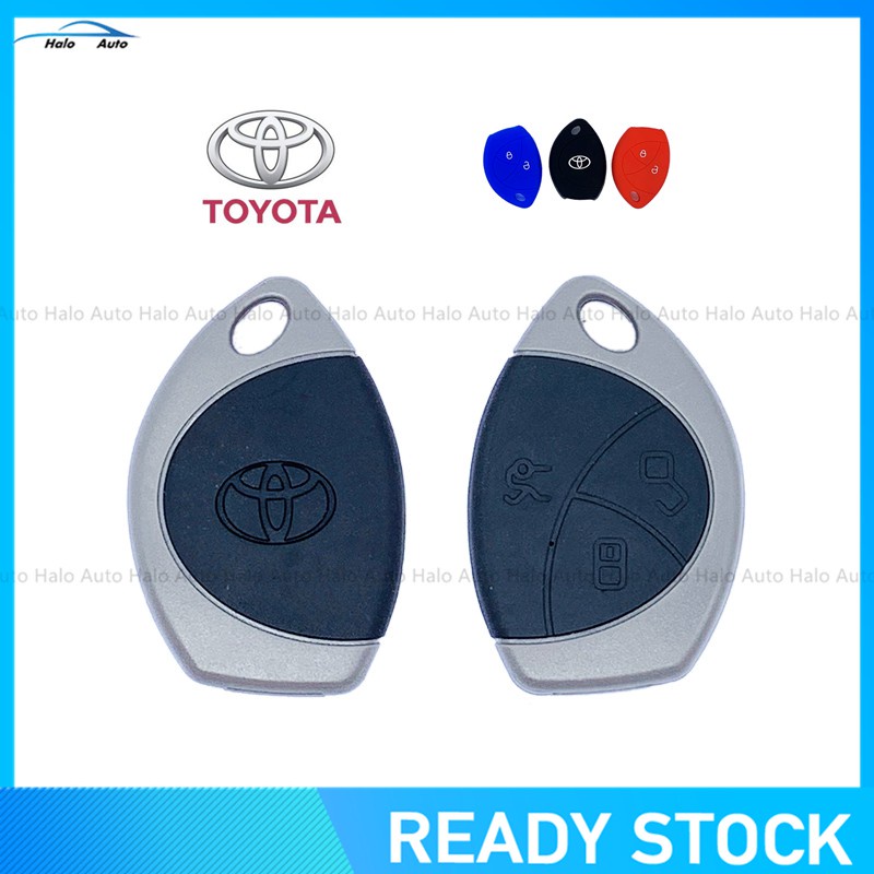 Vỏ Chìa Khóa Điều Khiển Từ Xa Hình Rắn Hổ Mang 3 Nút Cho Toyota Vios