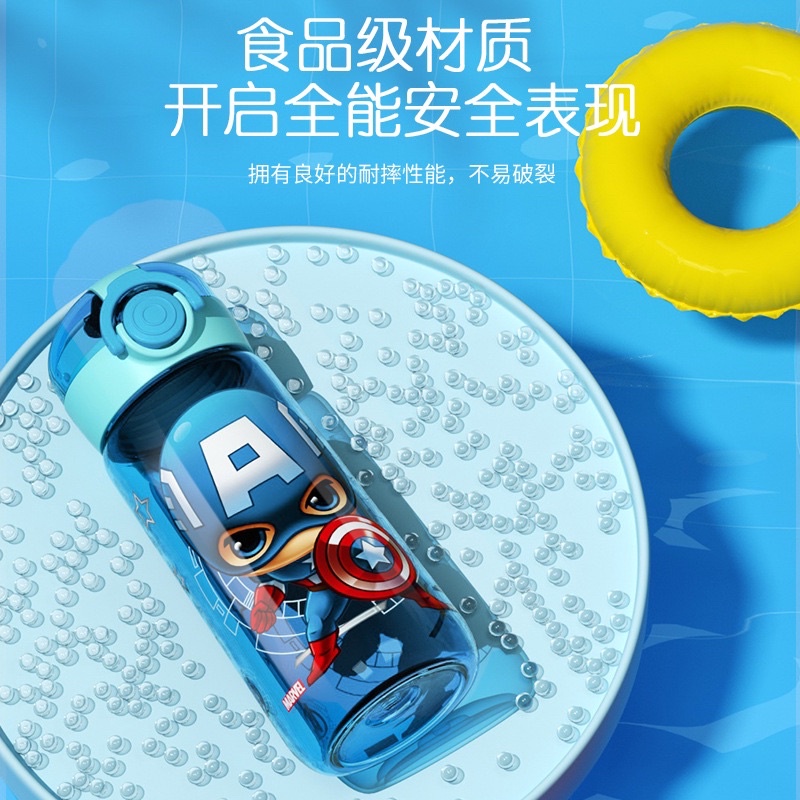 Bình hút nước cho bé,bình hút nước nhựa pp cao cấp,an toàn dung tích 500ml cho bé trai bé gái