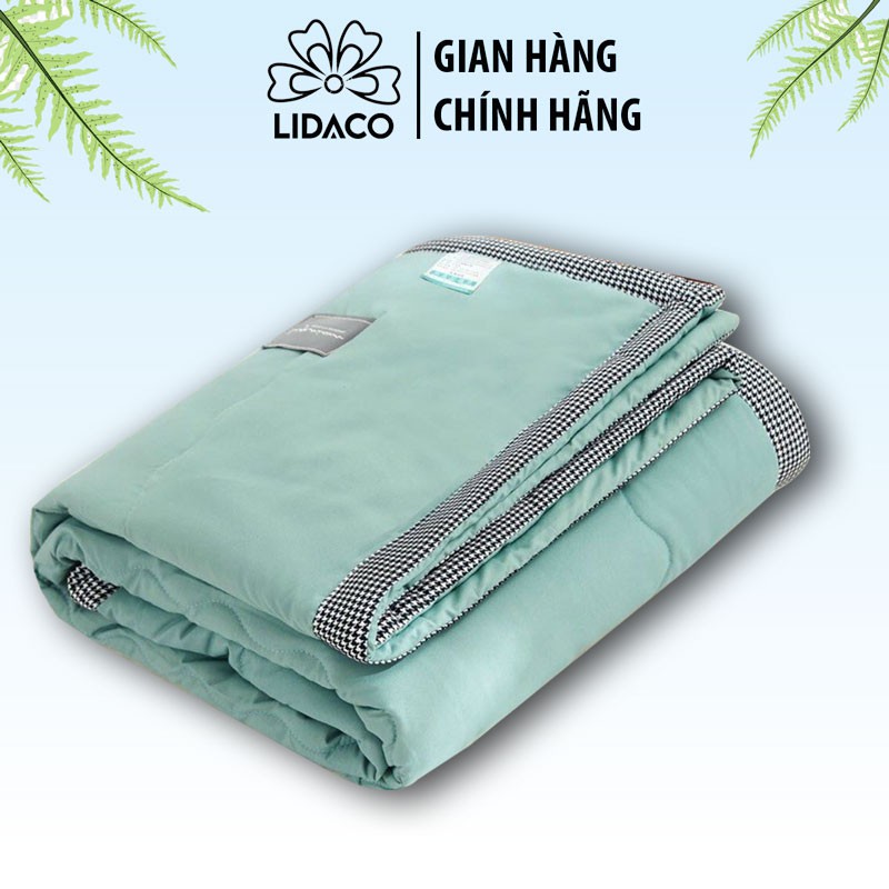 Chăn hè cotton đũi chần bông LIDACO Home khổ rộng 2mx2m2