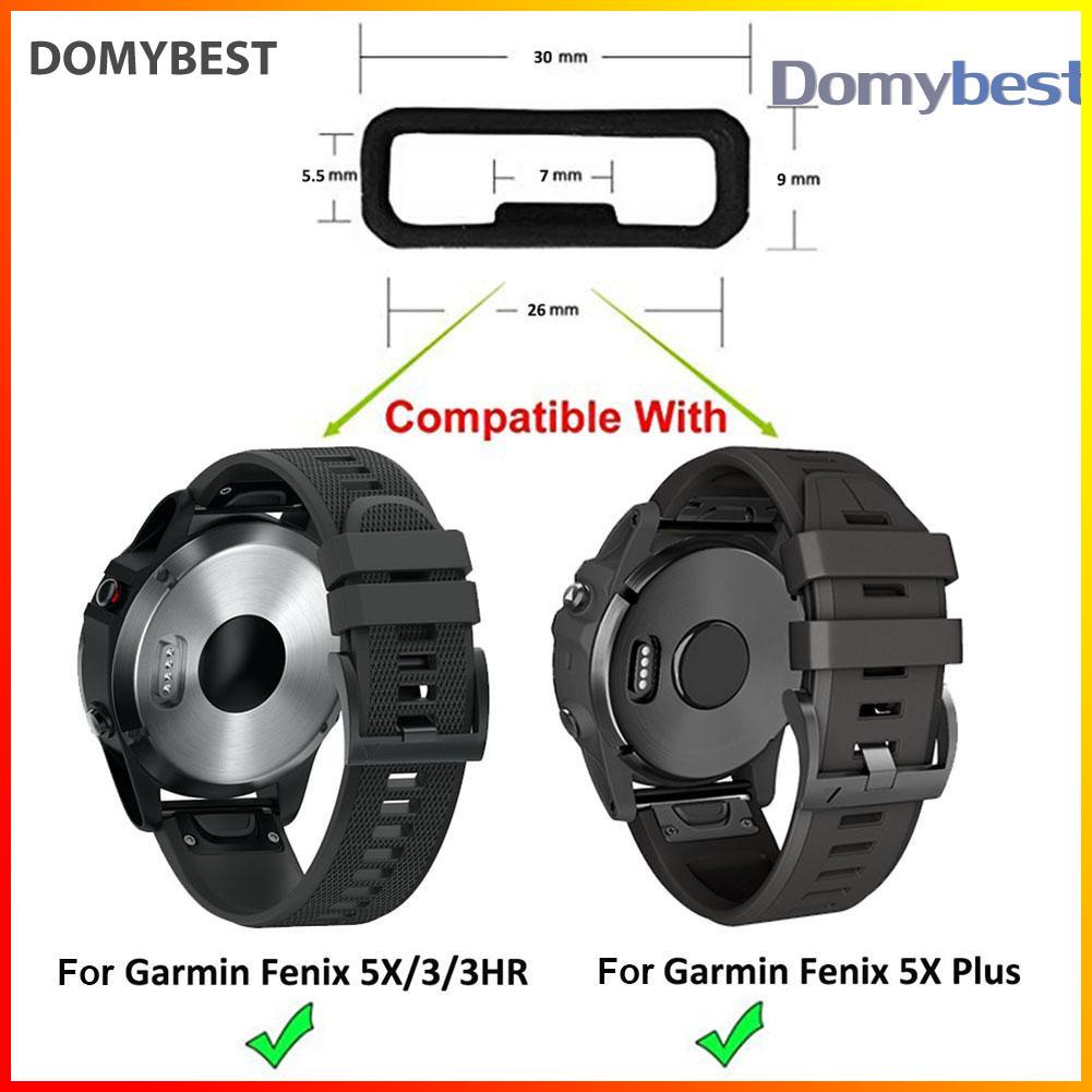 Dom Set 10 Vòng Silicone Gắn Đồng Hồ Thông Minh Garmin Fenix 6x