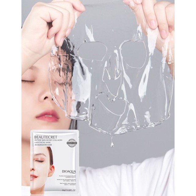 Mặt nạ thủy tinh Bioaqua trong suốt dạng thạch collagen (Giao Ngẫu Nhiên) | BigBuy360 - bigbuy360.vn