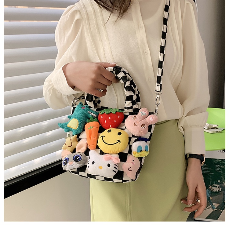 Túi đeo vai IELGY kiểu dáng hoạt hình dễ thương thời trang cho nữ