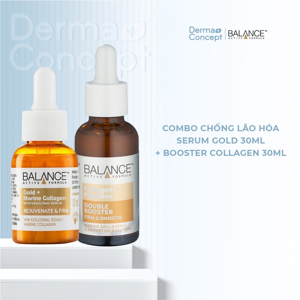 Serum trẻ hóa và tái tạo da Balance Gold + Marine Collagen Rejuvenating 30ml
