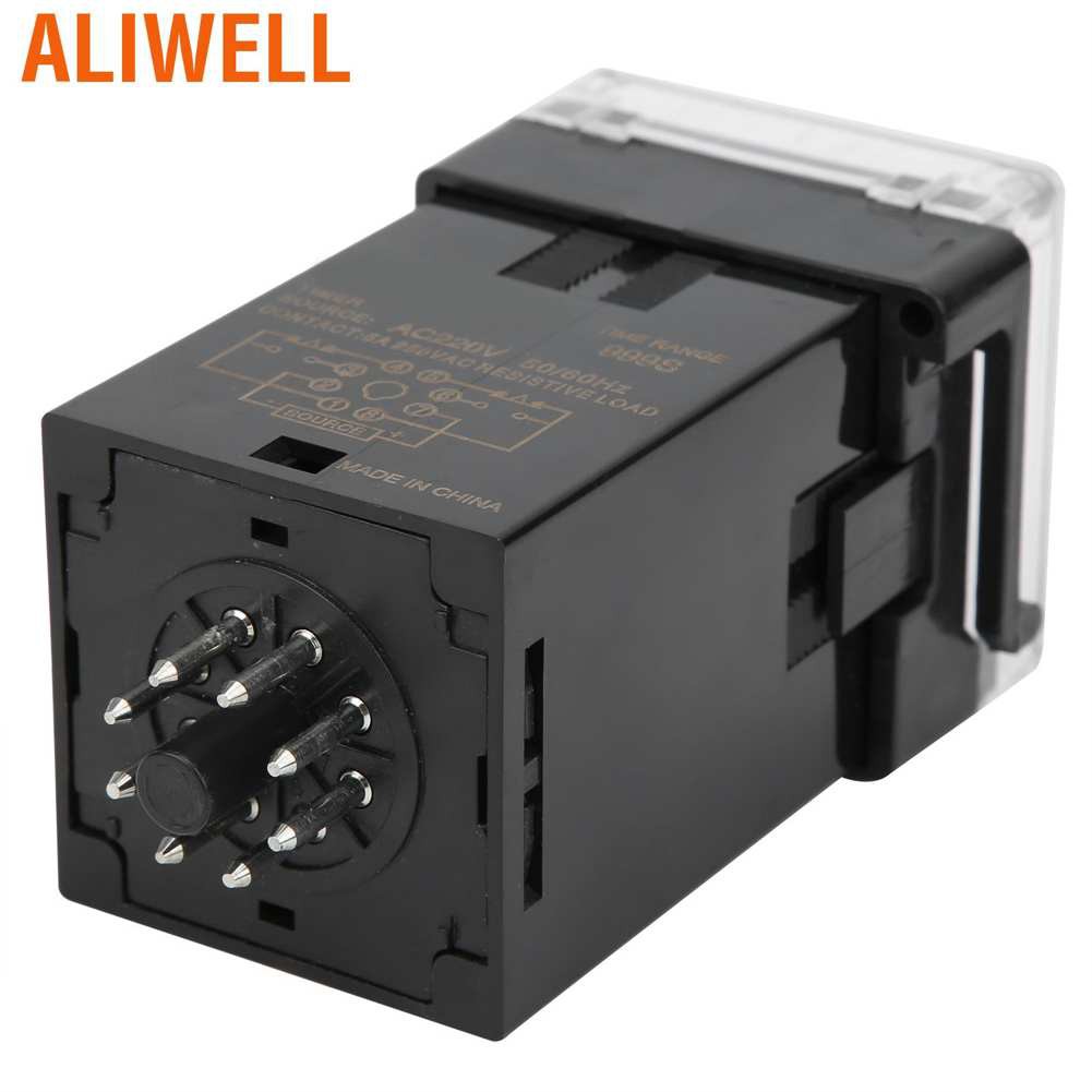 Aliwell Time Relay  Digital Display Cycle Delay Switch Controller Timing Module ATS48A‑3D Timer 220V