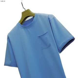 Áo Thun Trơn Basic Unisex Cổ Tròn Chất Liệu Cotton - ARLO