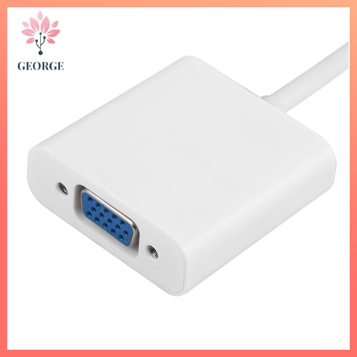 [G]Cáp chuyển đổi cổng Mini DisplayPort sang VGA chuyên dụng cho Apple Macbook PC M-VGA