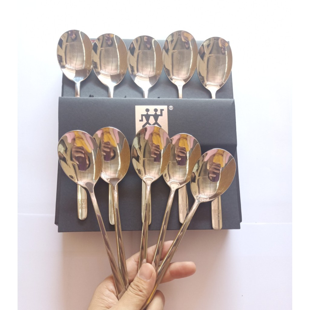 SÉt 5 thìa inox ZWILLING CAO CẤP HÀNG XUẤT NGOẠI SIÊU BỀN ĐẸP