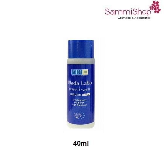 Lotion dưỡng ẩm da Hadalabo Perfect White Arbutin Lotion 40ml | BigBuy360 - bigbuy360.vn
