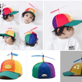 Mũ chong chóng màu sắc 2-7y