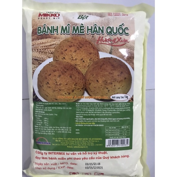 Bánh Mì Mè Hàn Quốc