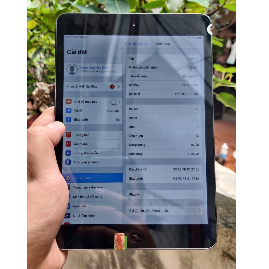 😲[Mã VIETIPAD6 giảm 100k] - iPad Mini 2 chính hãng Apple - BH 6 tháng 1 đổi 1 | BigBuy360 - bigbuy360.vn
