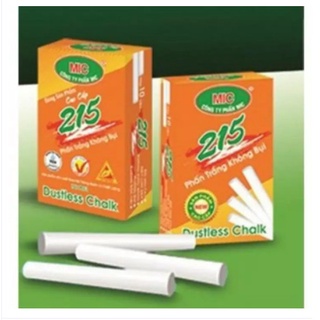 Phấn trắng viết bảng không bụi Mic hộp 10 viên
