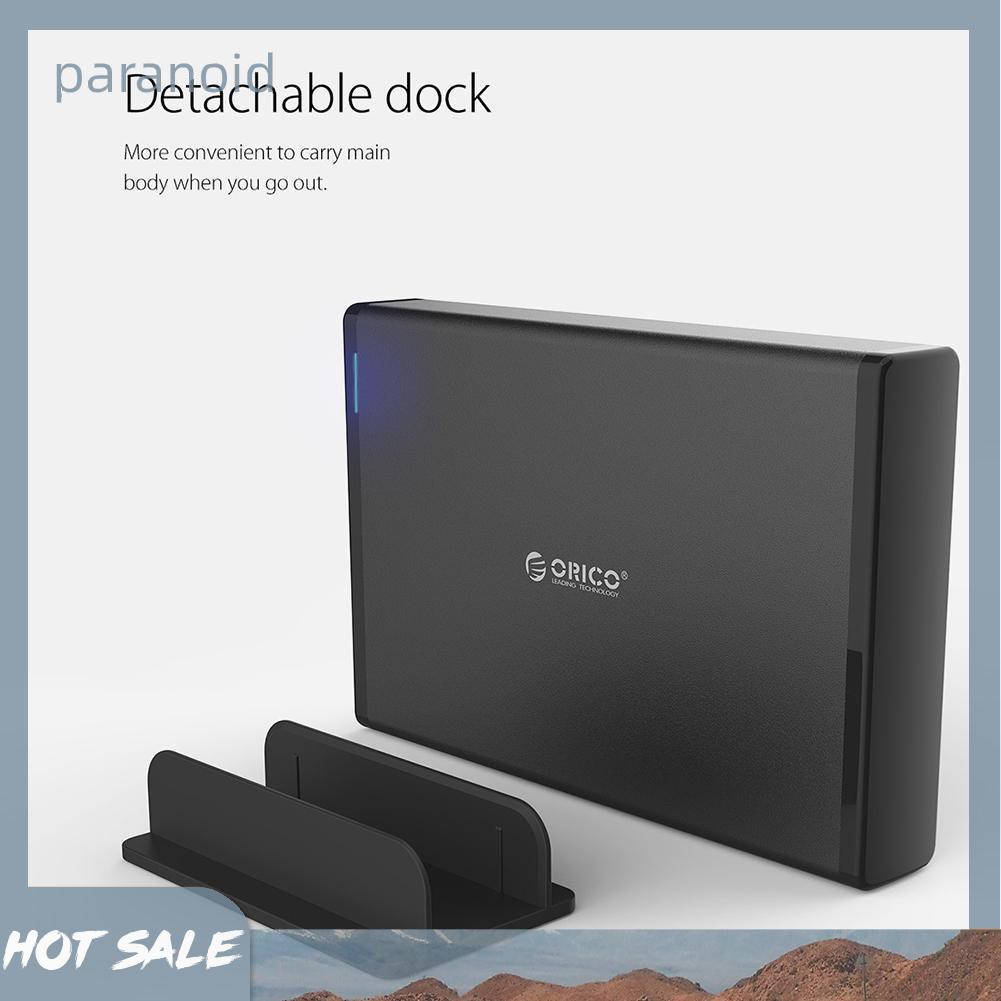 Hộp Đựng Ổ Cứng Ngoài Orico 7688C3 3.5 inch Type-C USB3.1 Đen | BigBuy360 - bigbuy360.vn