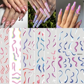 Sticker nail, miếng dán móng tay mã WG