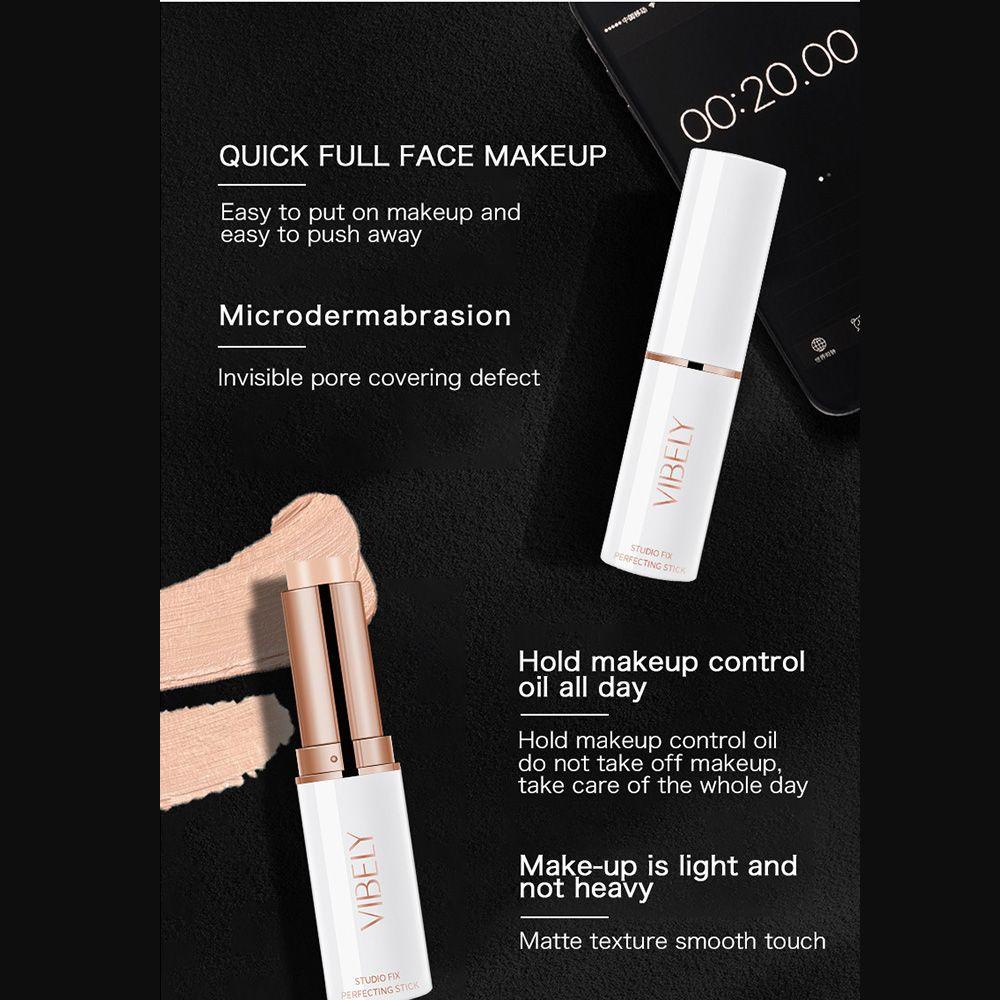 Thỏi Kem Nền Che Khuyết Điểm Tự Nhiên Chống Thấm Nước Làm Sáng Màu Da