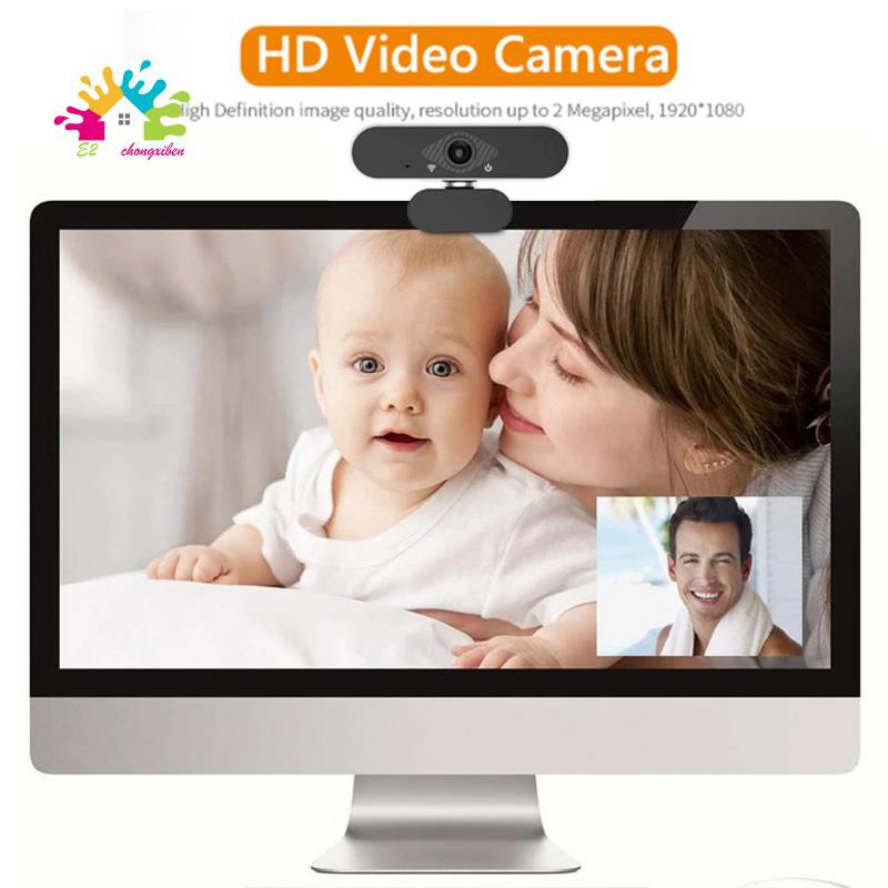 1080P Webcam with Microphone 60Fps Webcams Autofocus Streaming HD USB Computer Web Camera for PC Laptop Desktop Video