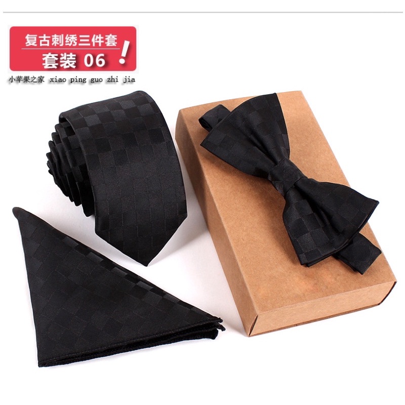 cà vạt bộ 3 chi tiết (mã CV06)