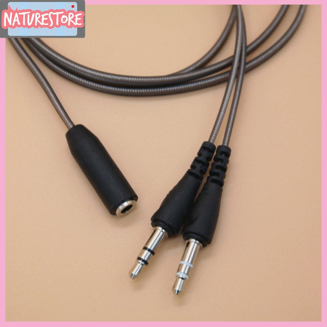 Dây Cáp Âm Thanh Nối Dài Chuyển Đổi Từ 2 Đầu Đực Sang 1 Đầu Cái
