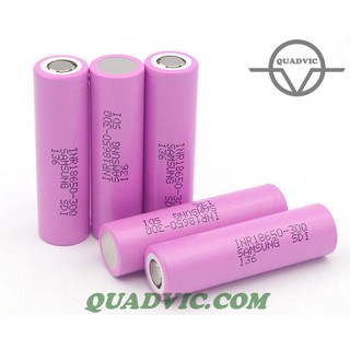 Pin lithium samsung 30q inr18650-30q 3000mah 20a quadvic.com n00240