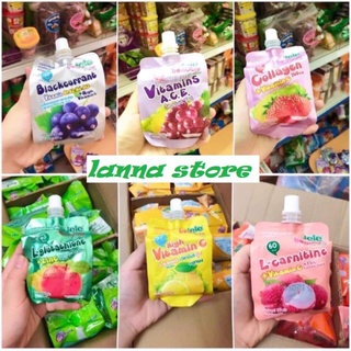 Nước trái cây thạch jele beautie đủ 8 vị ngon tuyệt gói 150g - thái lan