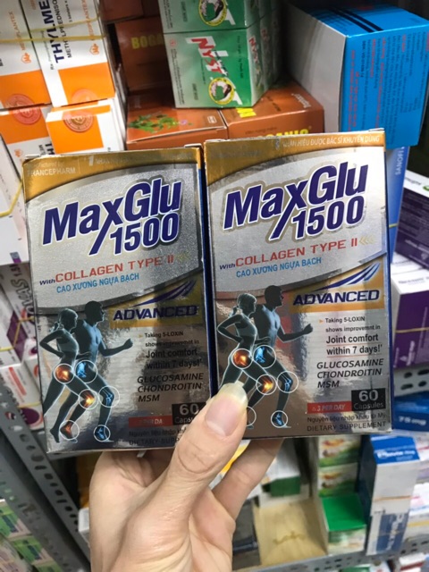 ✅MAXGLU 1500 HỖ TRỢ CHO XƯƠNG KHỚP(sản phẩm này không phải là thuốc không có tác dụng thay thế thuốc chữa bệnh)