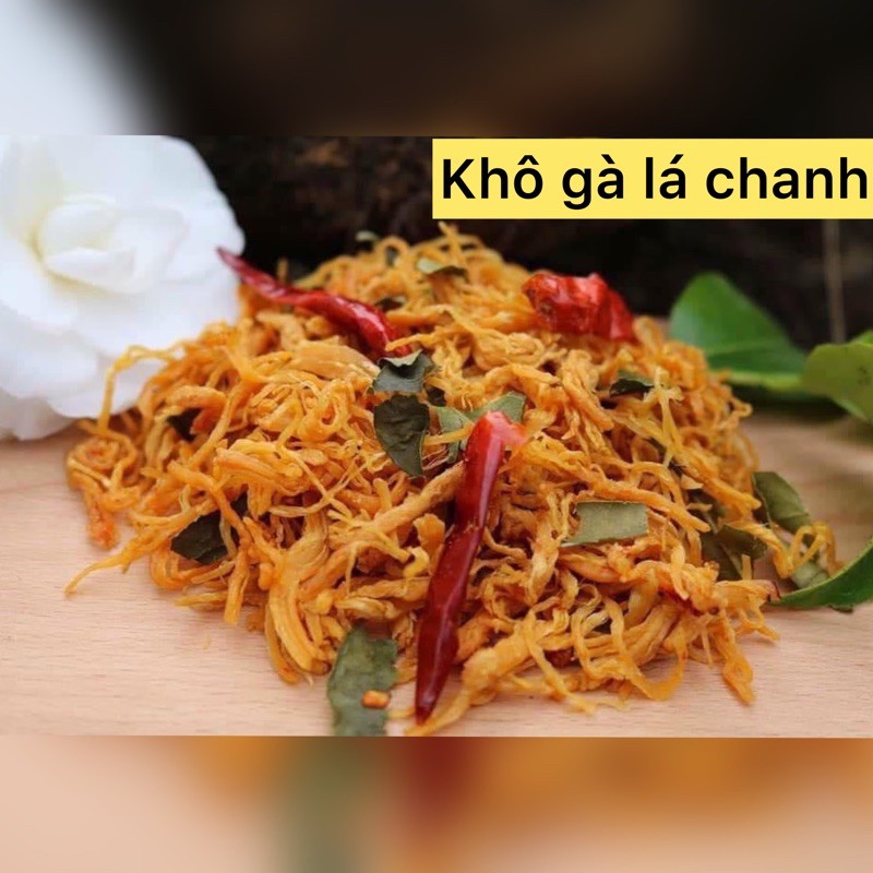 ( Đồ ăn vặt ) 1Kg Khô gà lá chanh bơ tỏi Sài Gòn