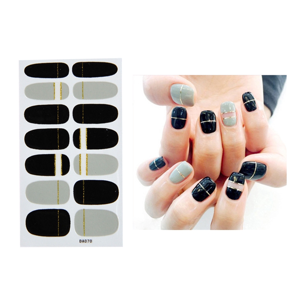 [Hàng mới về] Set 14 miếng dán móng trang trí nghệ thuật