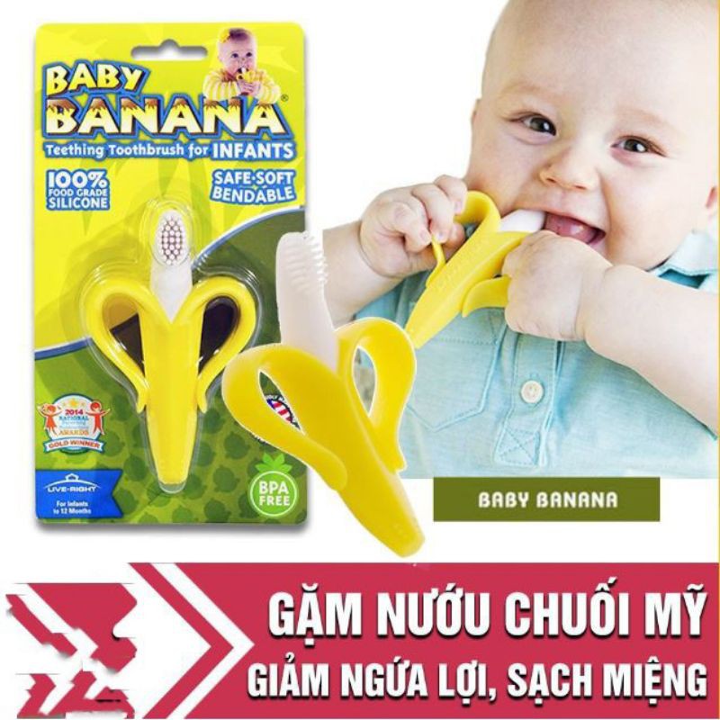 ⚡ Gặm nướu chuối Mỹ cao cấp (chính hãng)