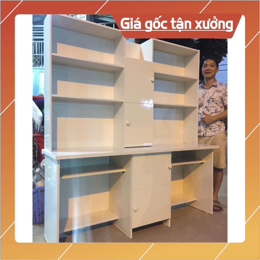 [Chỉ ship HN] Bàn học đôi cao cấp nhựa Đài Loan siêu bền giá xưởng tại Hà Nội