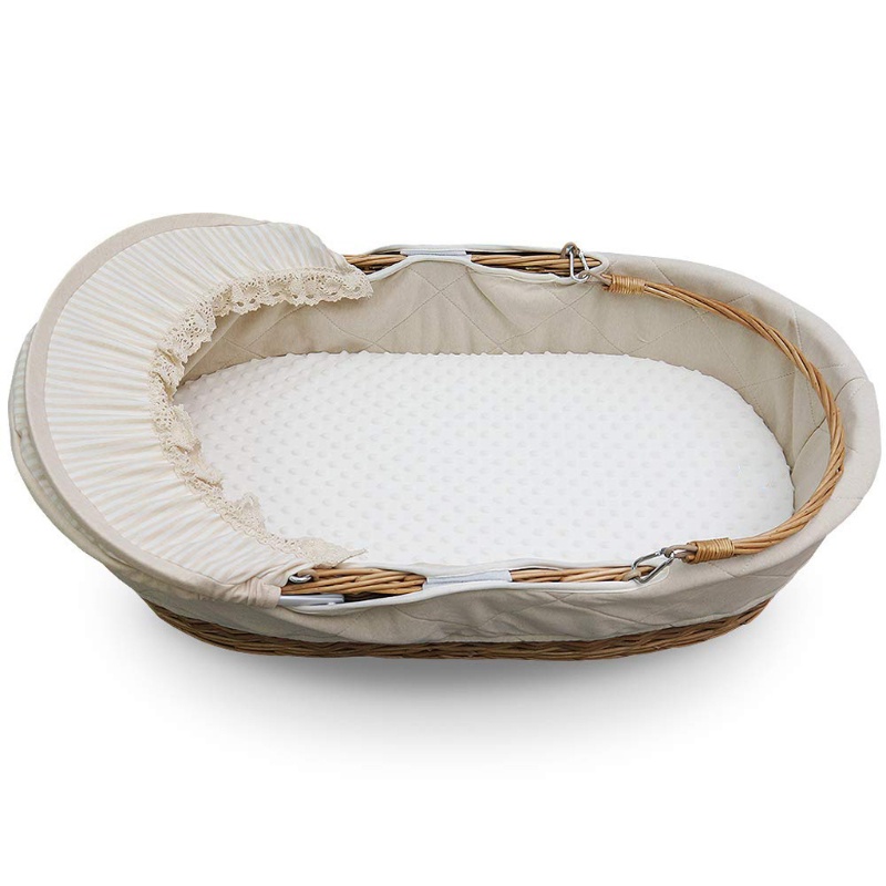 Đệm Cotton Siêu Mềm Thoáng Khí Linh Hoạt Cho Nôi Em Bé