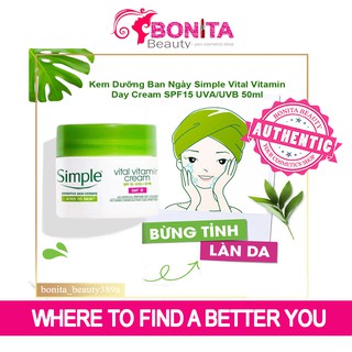 KEM DƯỠNG BAN NGÀY SIMPLE VITAL VITAMIN CREAM DAY