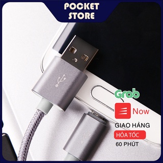 Cáp sạc Dây dù USB to Type C/Micro USB/IP Pocket Store