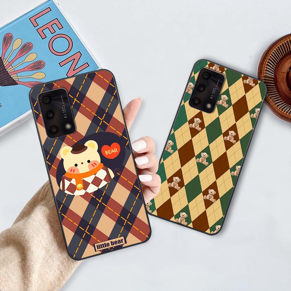 Ốp Oppo A74 / A94 / A95 họa tiết hoa, gấu thời trang, ốp dẻo bền đẹp